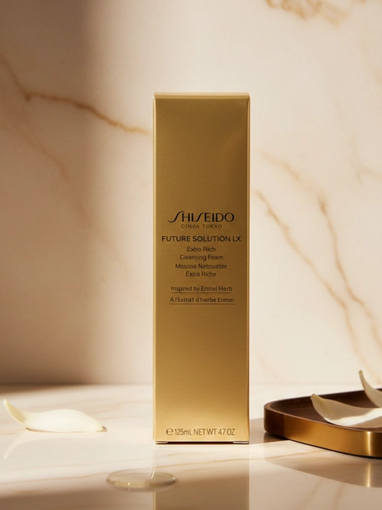 SHISEIDO Future Solution LX Extra Rich  O'ta boyitilgan tozalovchi ko'pik yuz uchun - 