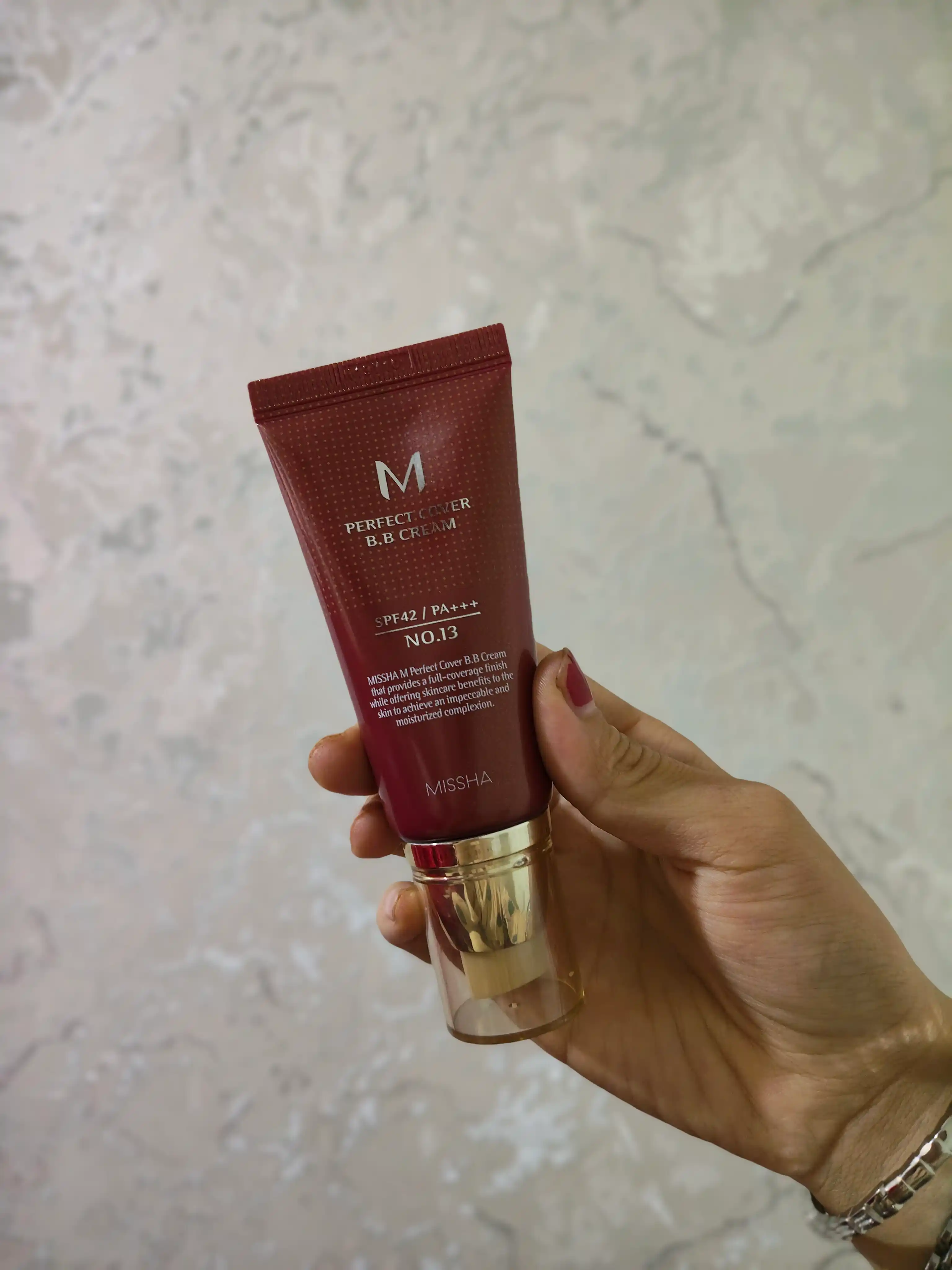 Tonal BB kremi MISSHA PERFECT COVER spf bilan 42/PA+++ Ton 13 va 21 koreya 50 ml