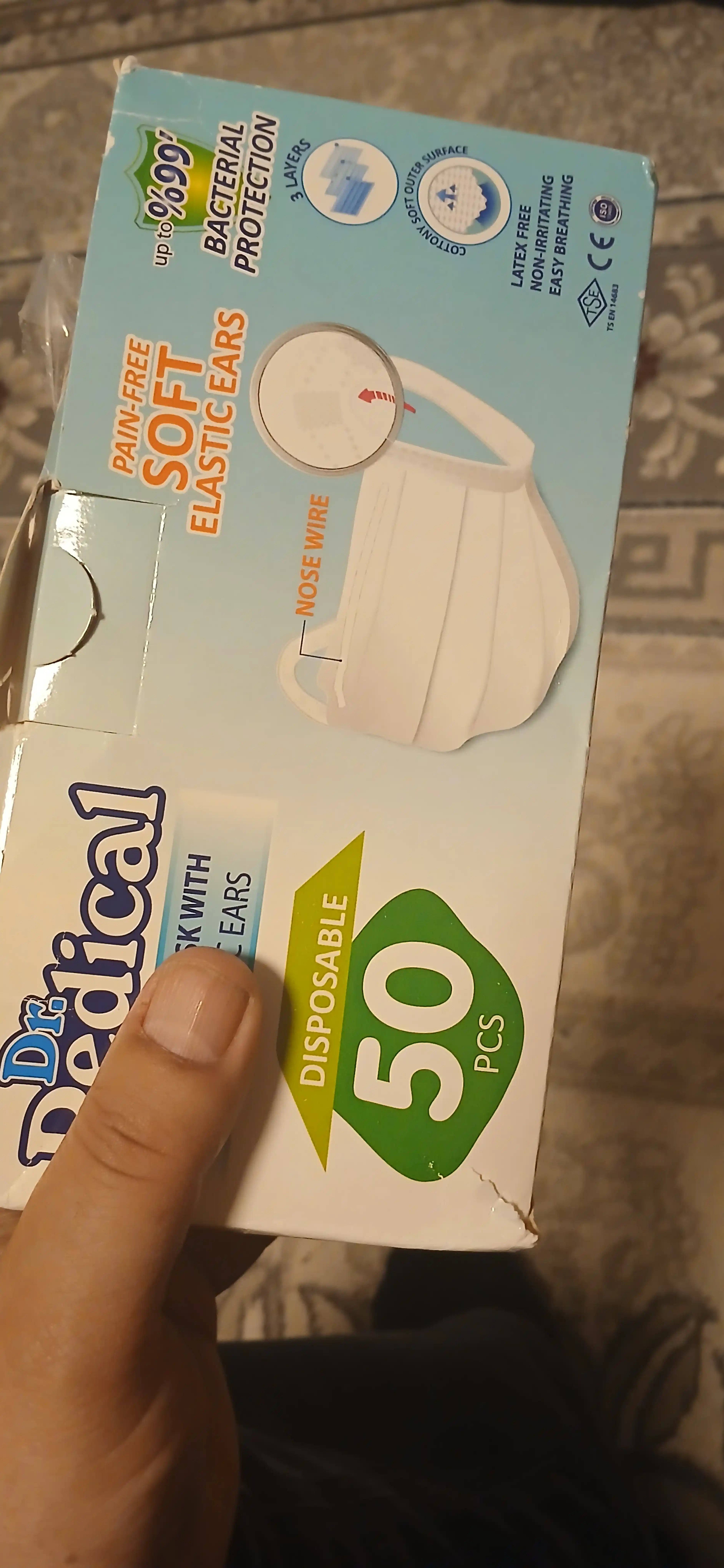 Gigienik niqoblar, 50 dona