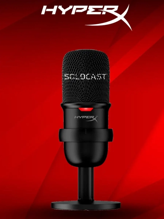 HyperX SoloCast — профессиональный USB микрофон для стрима и игр - 