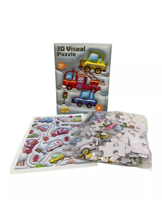 120 ta detalga ega 3D pazl, shirinliklar mavzusi bilan