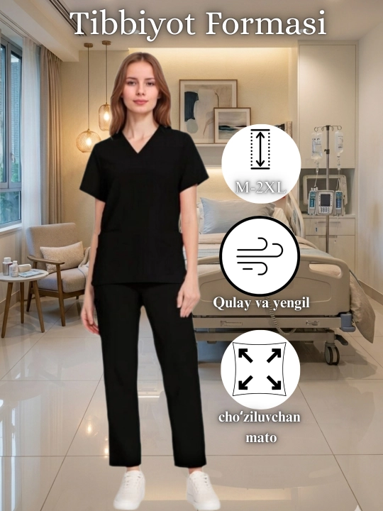 Ayollar tibbiy formasi, shifokor, hamshira, go‘zallik saloni xodimlari uchun