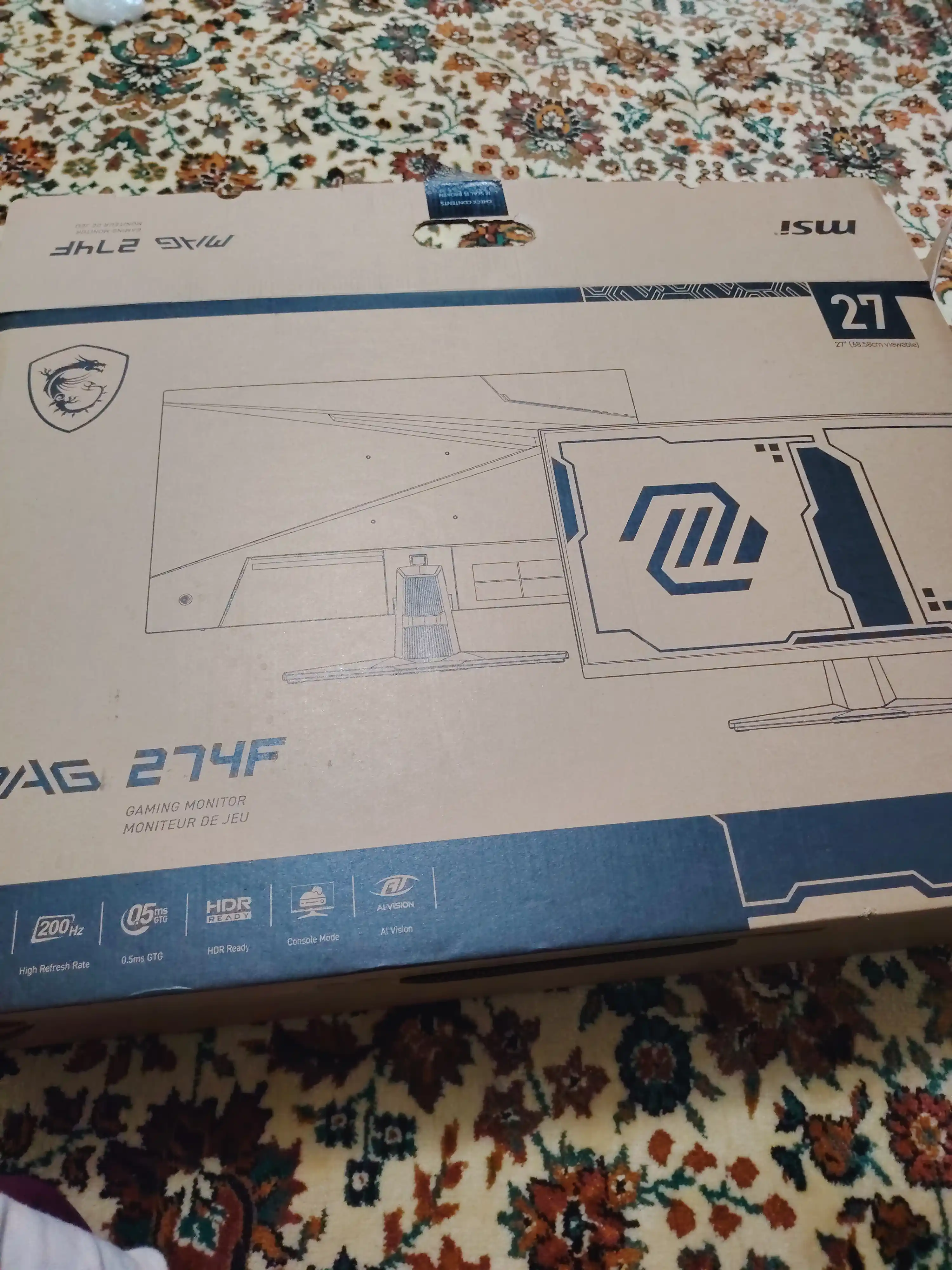 Игровой монитор MSI — 27″, 25″, IPS, 0,5 мс, 240 Гц, 300 Гц, FHD, Type-C, черный