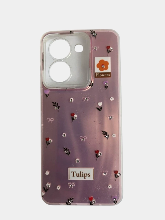 Redmi smartfoni uchun Tulips dizayndagi himoya g‘ilofi