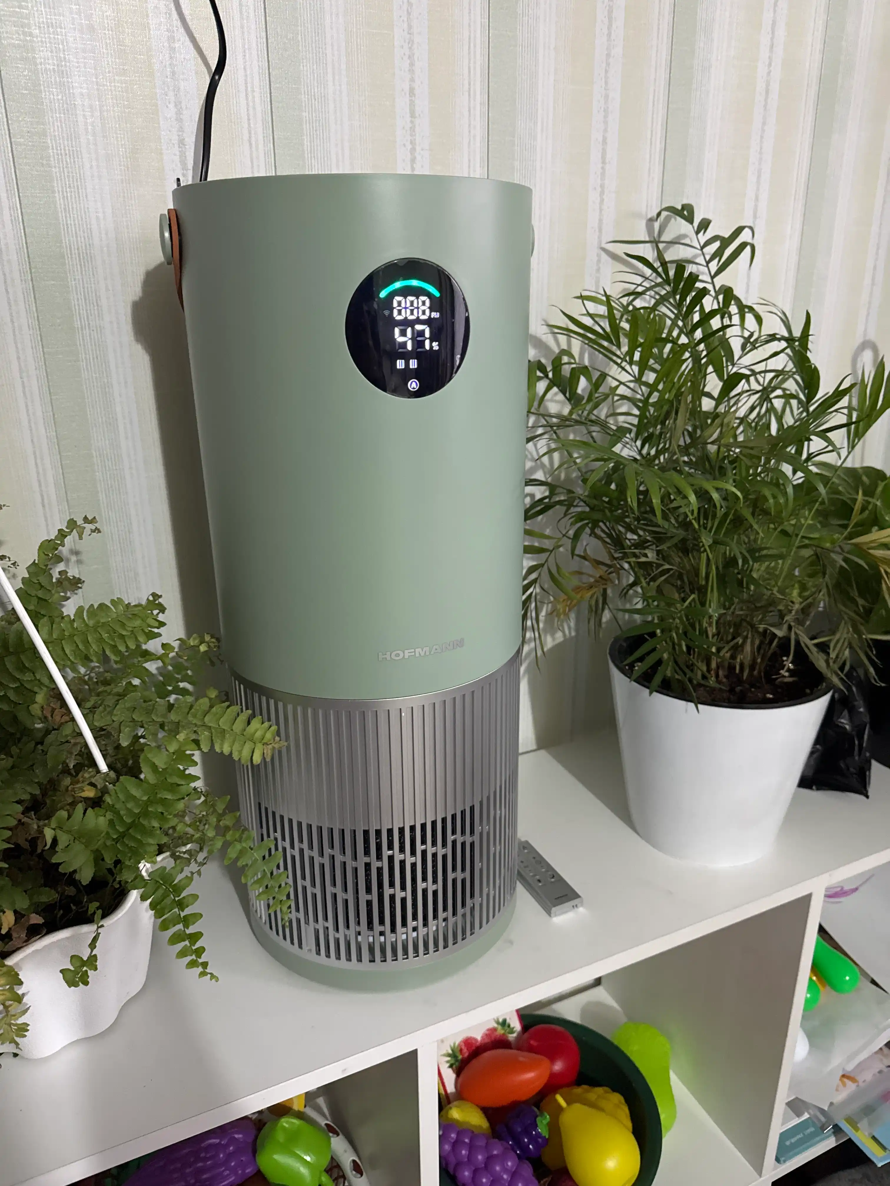 Очиститель воздуха Hofmann HEPA H13 WiFi ионизация 40м² 3.75л 25–65Вт увлажнение