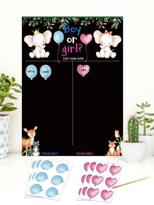 Gender party uchun qiziqarli o'yin - 