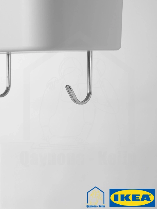 Полка для ванной без сверления настенная, полка на присосках в ванную, IKEA RANEN