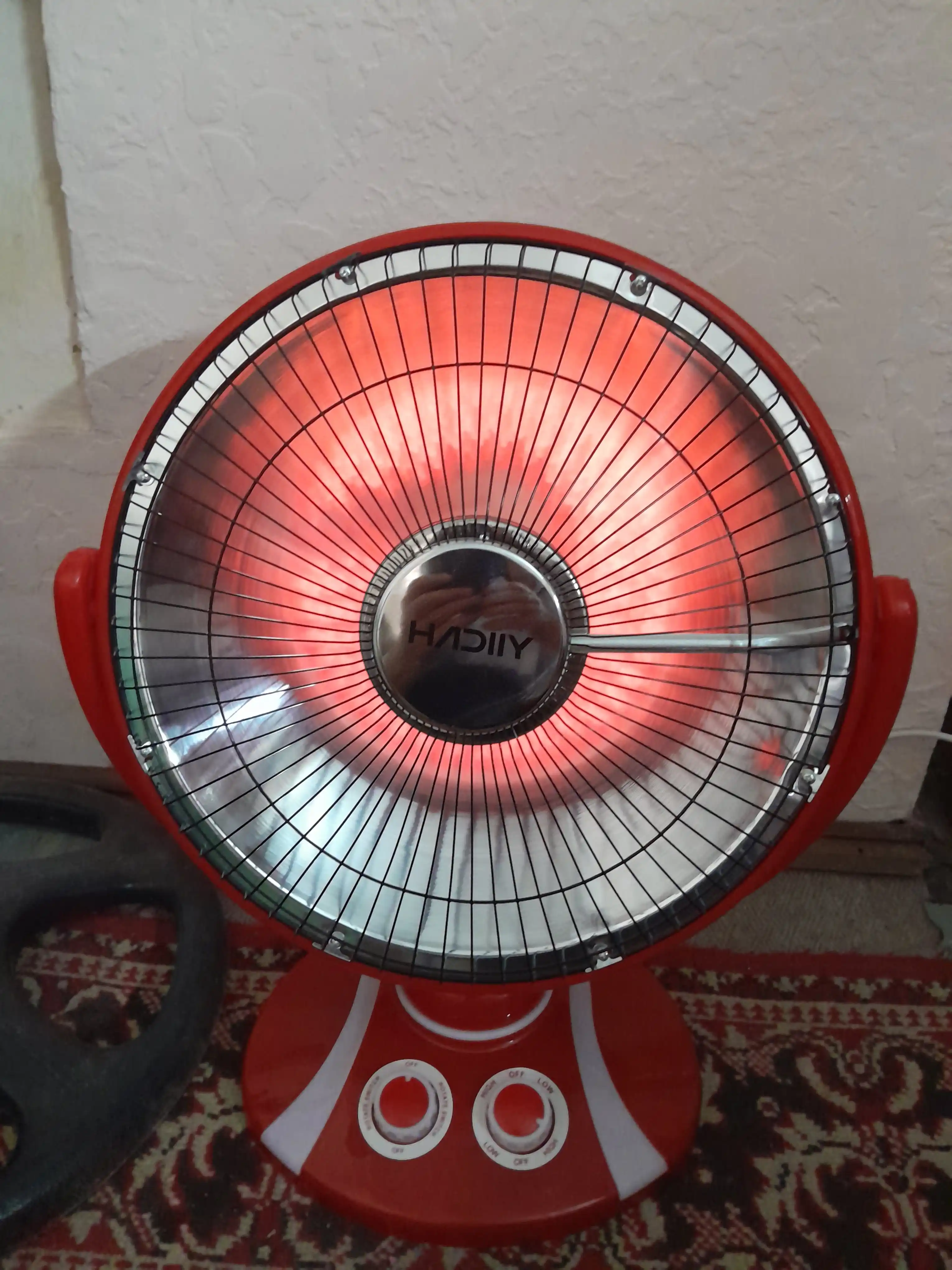 Elektr infraqizil isitgich 1500 Vt — 2 daraja, 25 m² gacha, aylanadigan