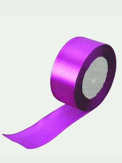 Атласная лента / 25 мм / 40 мм / 50 мм, 13 м — IJOD-ATLASLENTA-ФИОЛЕТ-50 mm