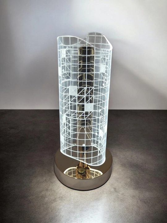 Stol chiroqchasi, sensorli Led, 3 xil yorug'lik darajasi - 