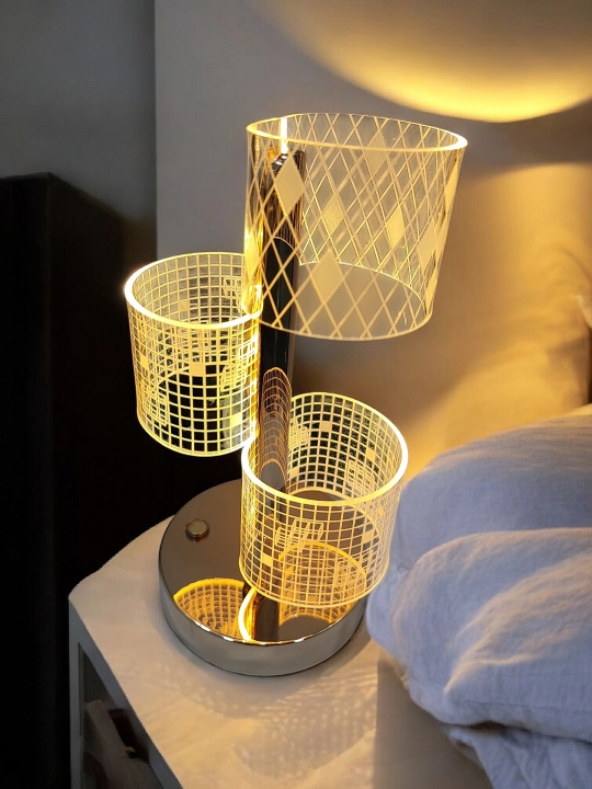 Stol chiroqchasi, sensorli Led, 3 xil yorug'lik darajasi