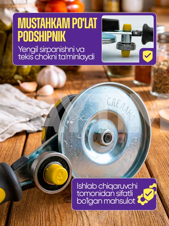 Avtomat banka yopgich, bonka yopadigan mashina, berkitgich