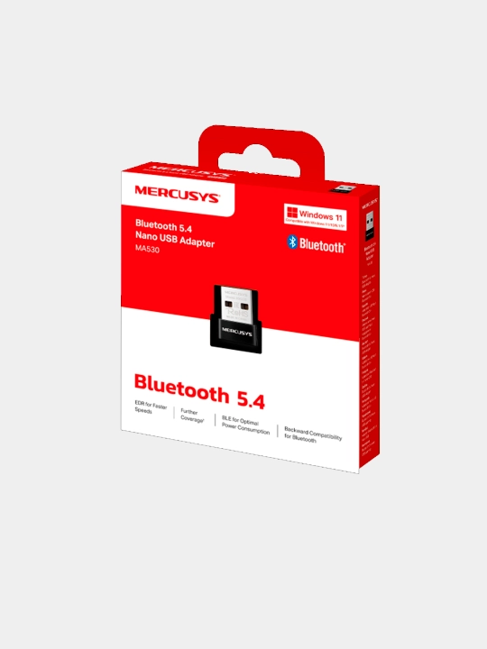 Mercusys MA530 Bluetooth 5.3 Nano USB blutuz adapter, qabul qiluvchi - 