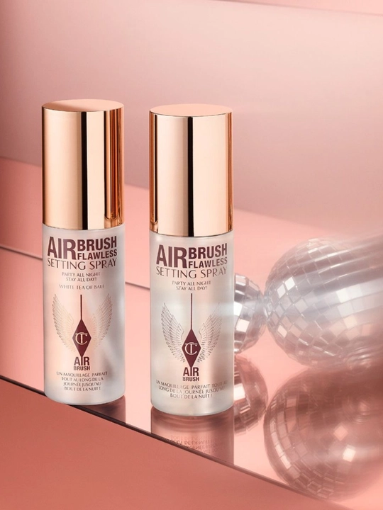 Fiksator va pudra Charlotte Tilbury Airbrush Flawless Setting Spray mini to‘plami, 34 ml