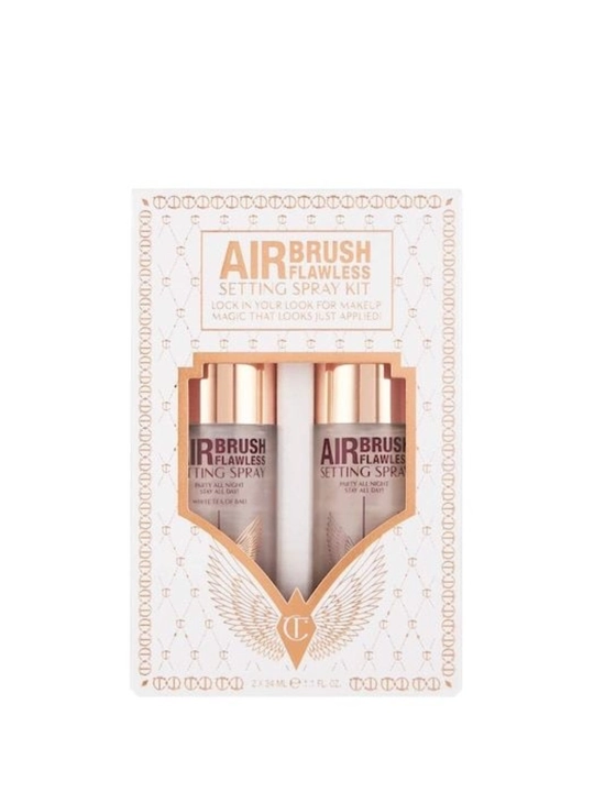 Fiksator va pudra Charlotte Tilbury Airbrush Flawless Setting Spray mini to‘plami, 34 ml