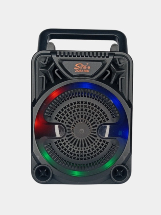 Karaoke uchun 2 ta mikrofonli portativ Bluetooth kolonka