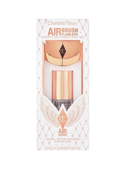 Fiksator va pudra Charlotte Tilbury Airbrush Flawless Setting Spray mini to‘plami, 34 ml