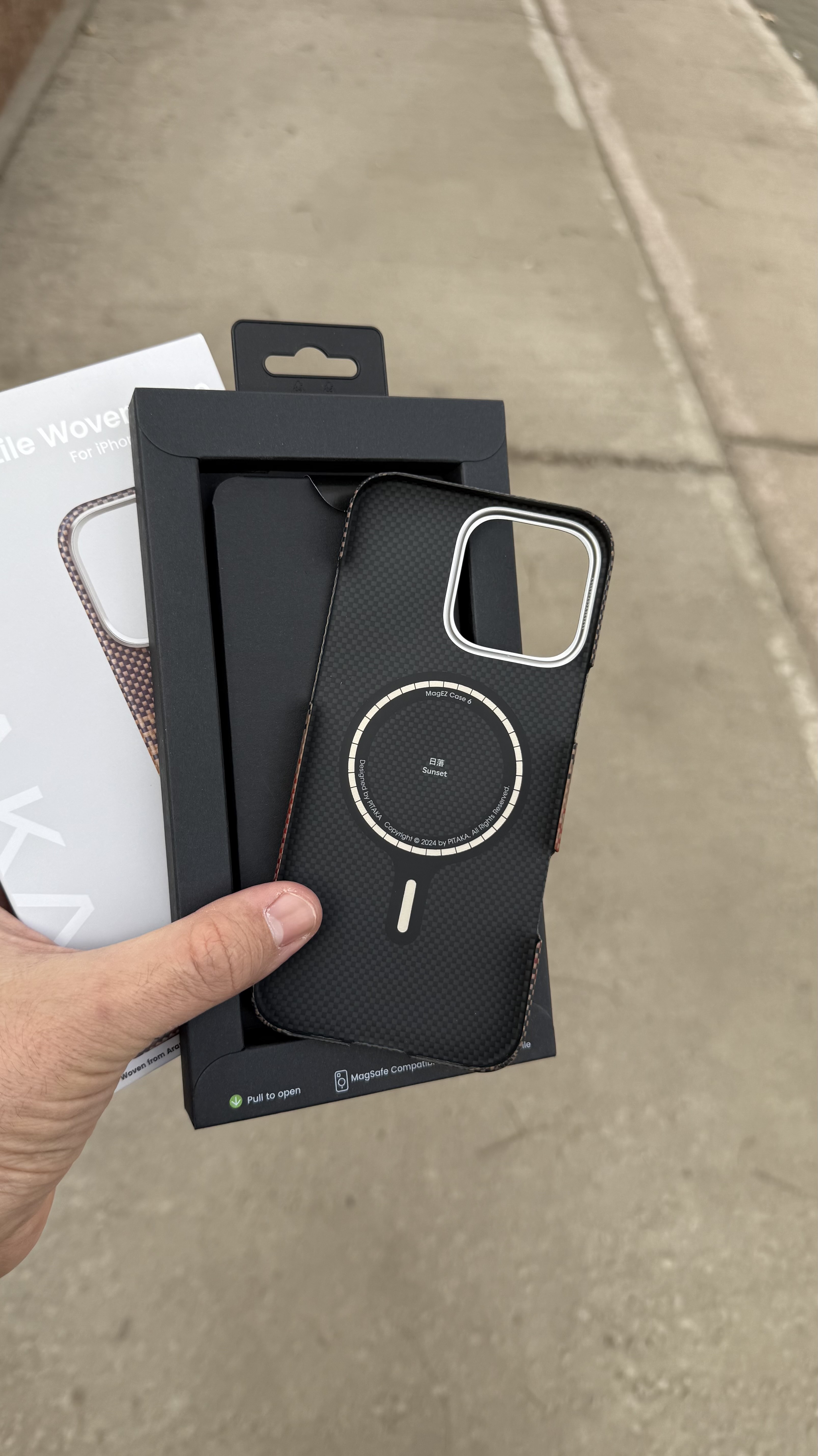 Чехол Pitaka для Iphone 16 Pro, Pro Max, с Magsafe, ультратонкий, сверхпрочный, легкий