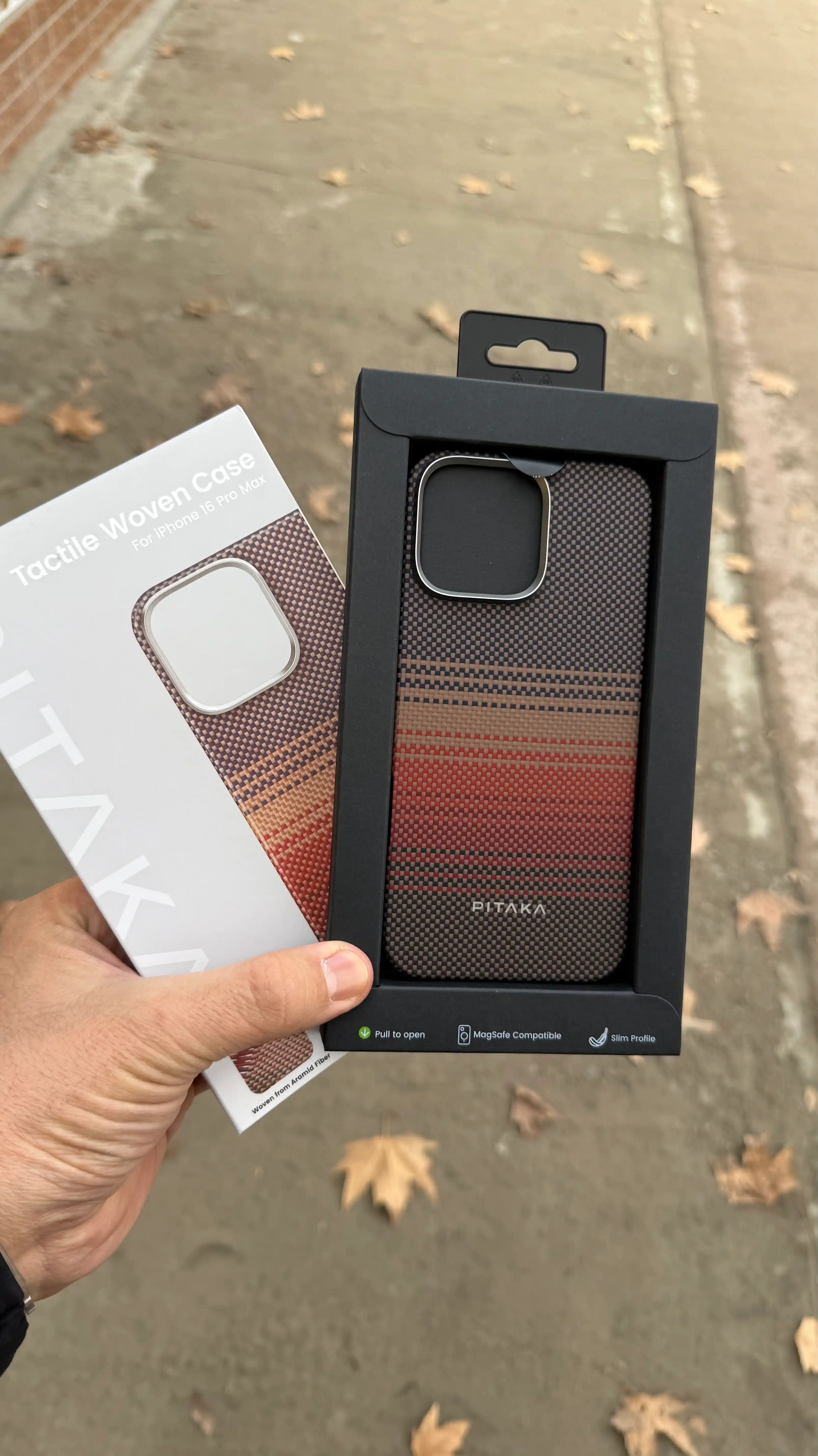 Чехол Pitaka для Iphone 16 Pro, Pro Max, с Magsafe, ультратонкий, сверхпрочный, легкий
