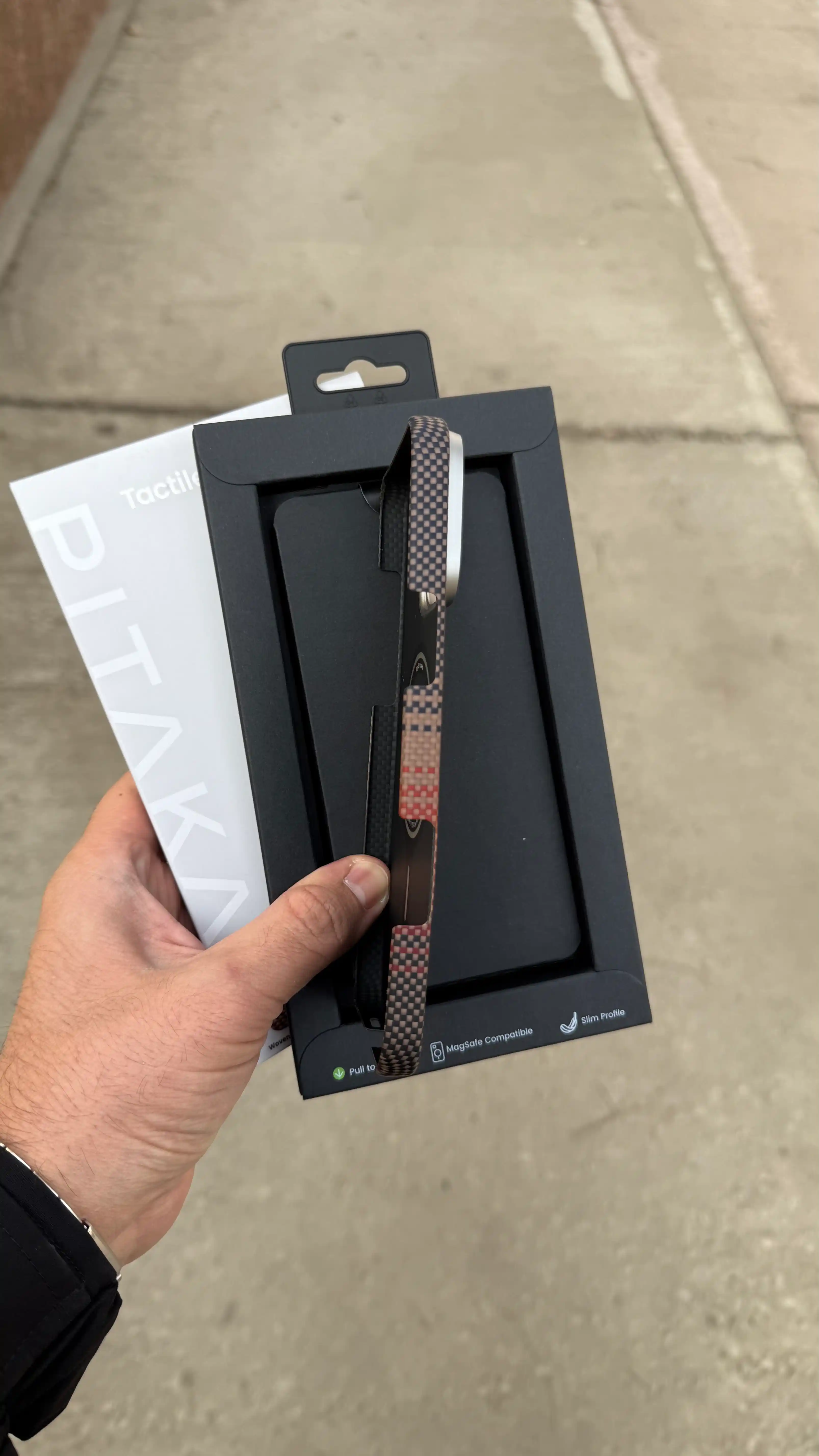 Чехол Pitaka для Iphone 16 Pro, Pro Max, с Magsafe, ультратонкий, сверхпрочный, легкий