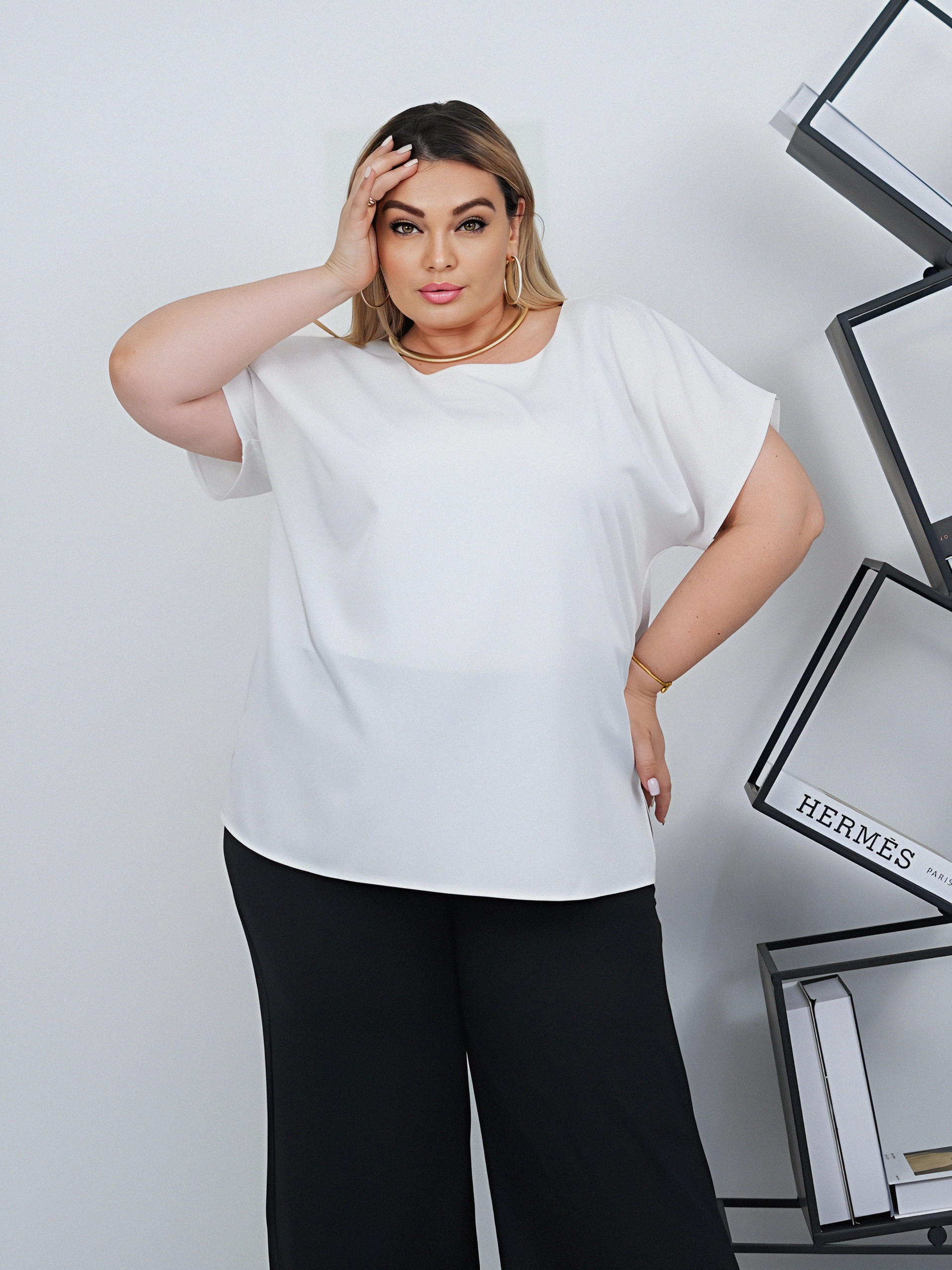 Asosiy tank top, katta o'lchamli - 