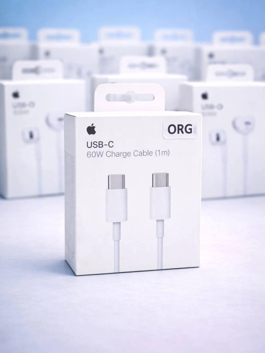 Кабель Type-C to Type-C проводной 60W iPhone подходит для iPhone 15, 16, 17  pro/pro max - 