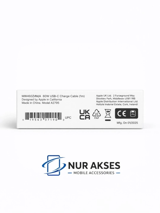 Кабель Type-C to Type-C проводной 60W iPhone подходит для iPhone 15, 16, 17  pro/pro max