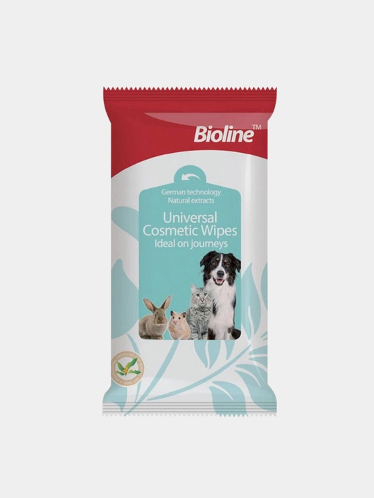 Bioline Универсальные косметические салфетки для животных 10 салфеток 2137 - 