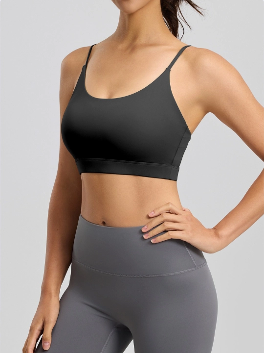 Sport top, fitnes uchun chashkali sport topi, yoga, sport kiyimlari ayollar uchun