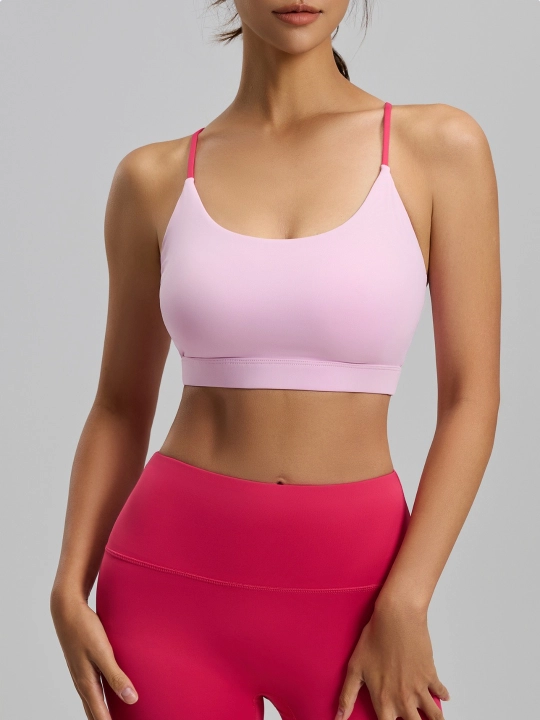 Sport top, fitnes uchun chashkali sport topi, yoga, sport kiyimlari ayollar uchun