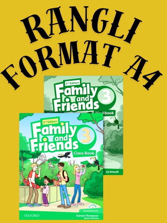 Family and Friends 0 1 2 Class Book + Workbook/ A4 - 