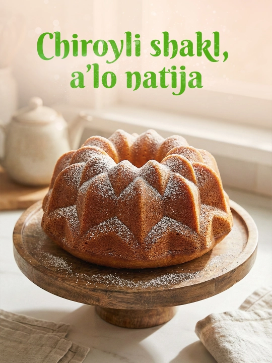 Tort, keks va pishiriqlar uchun sifatli silikon qolip