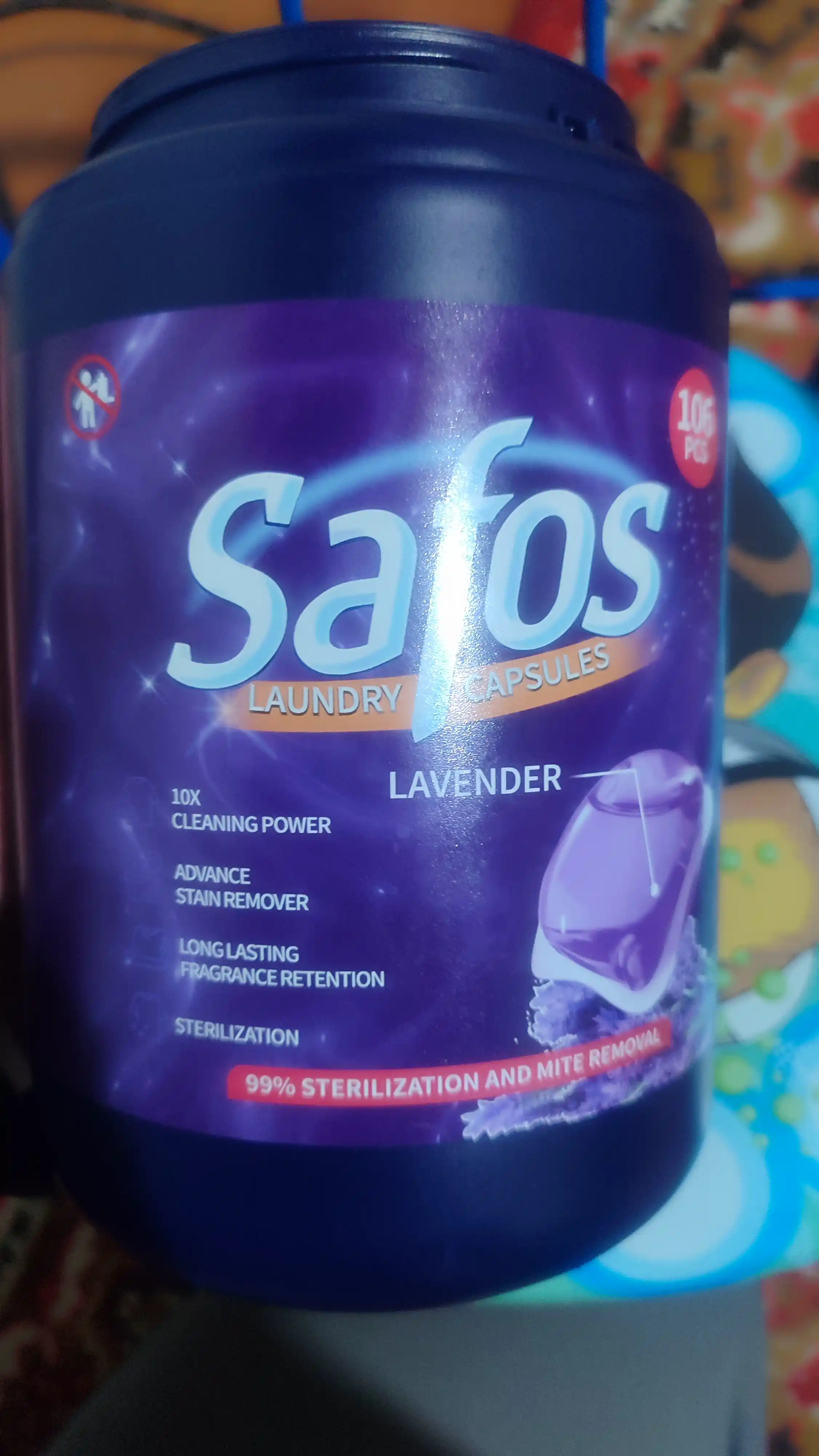 Капсулы для стирки Safos, для цветного, чёрного и белого белья, концентрированное средство