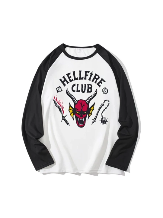 Лонгслив из сериала "Очень странные дела", Адский клуб