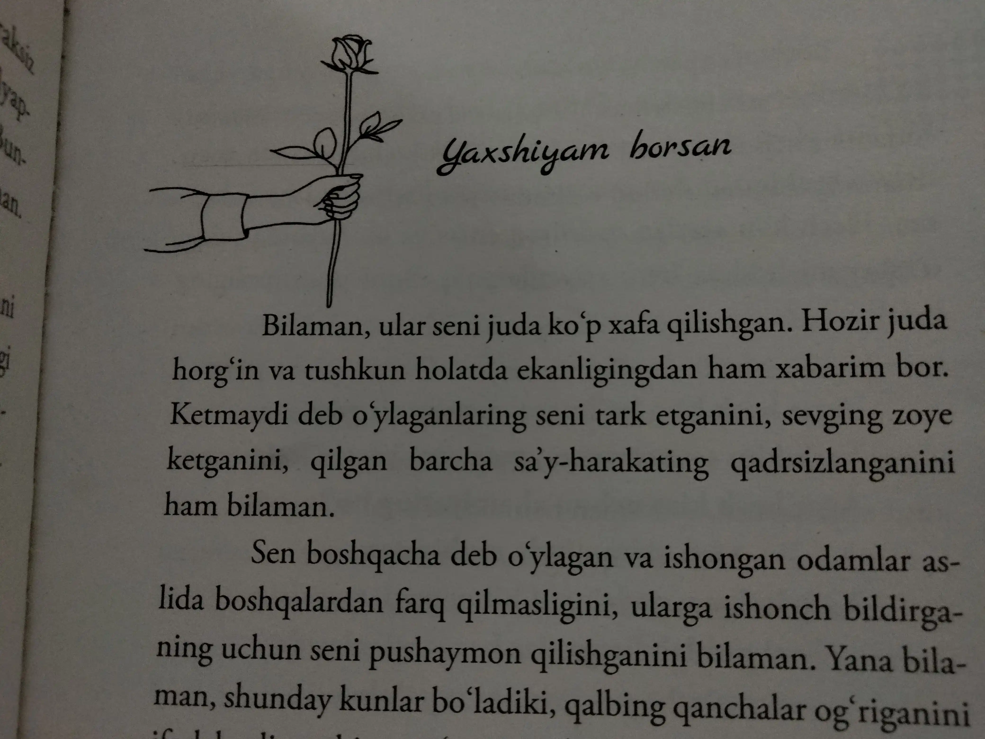 Hayot yutqizgan joyingdan boshlanar - O'zinga xush kelding - To'siqlarga qaramay sevdik