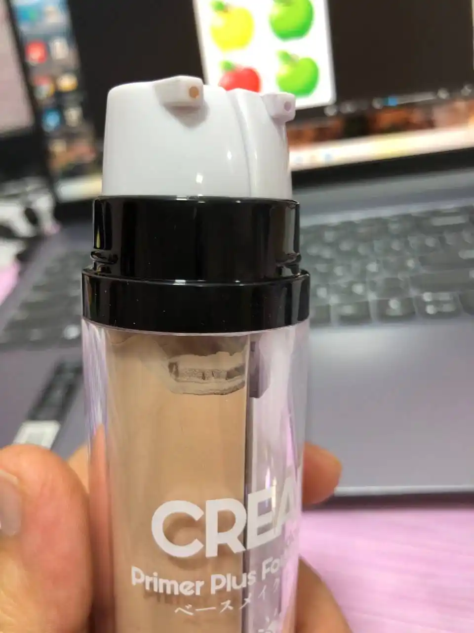 Yuz uchun bo'yanish asosi primeri, yuz uchun tonal krem 2 tasi 1 da, SPF 50+++