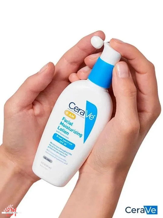 Yuz uchun kunduzgi namlantiruvchi losyon CeraVe SPF30, terini himoyalaydi, tiklaydi, keramidl