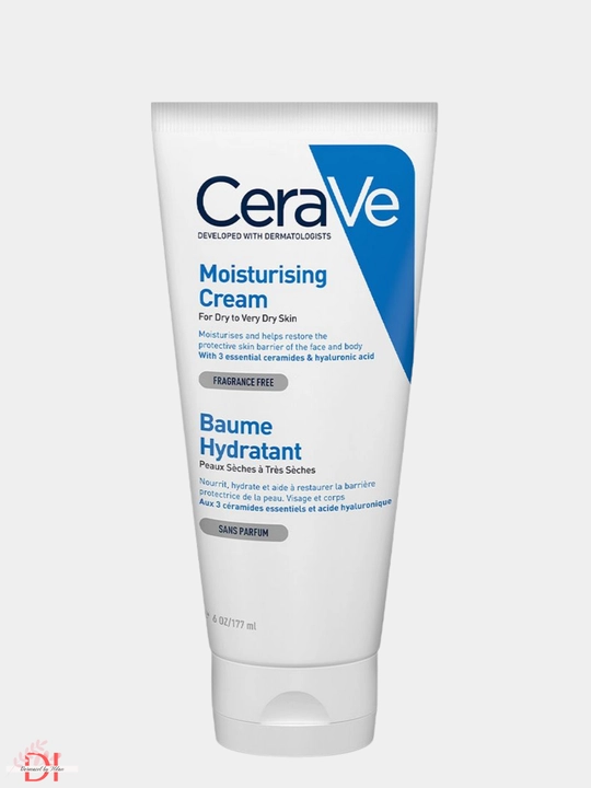 Namlovchi krem CeraVe–quruq, sezgir ter uchun, komedogen emas, ter to‘sig‘ini tiklayd, 177 ml