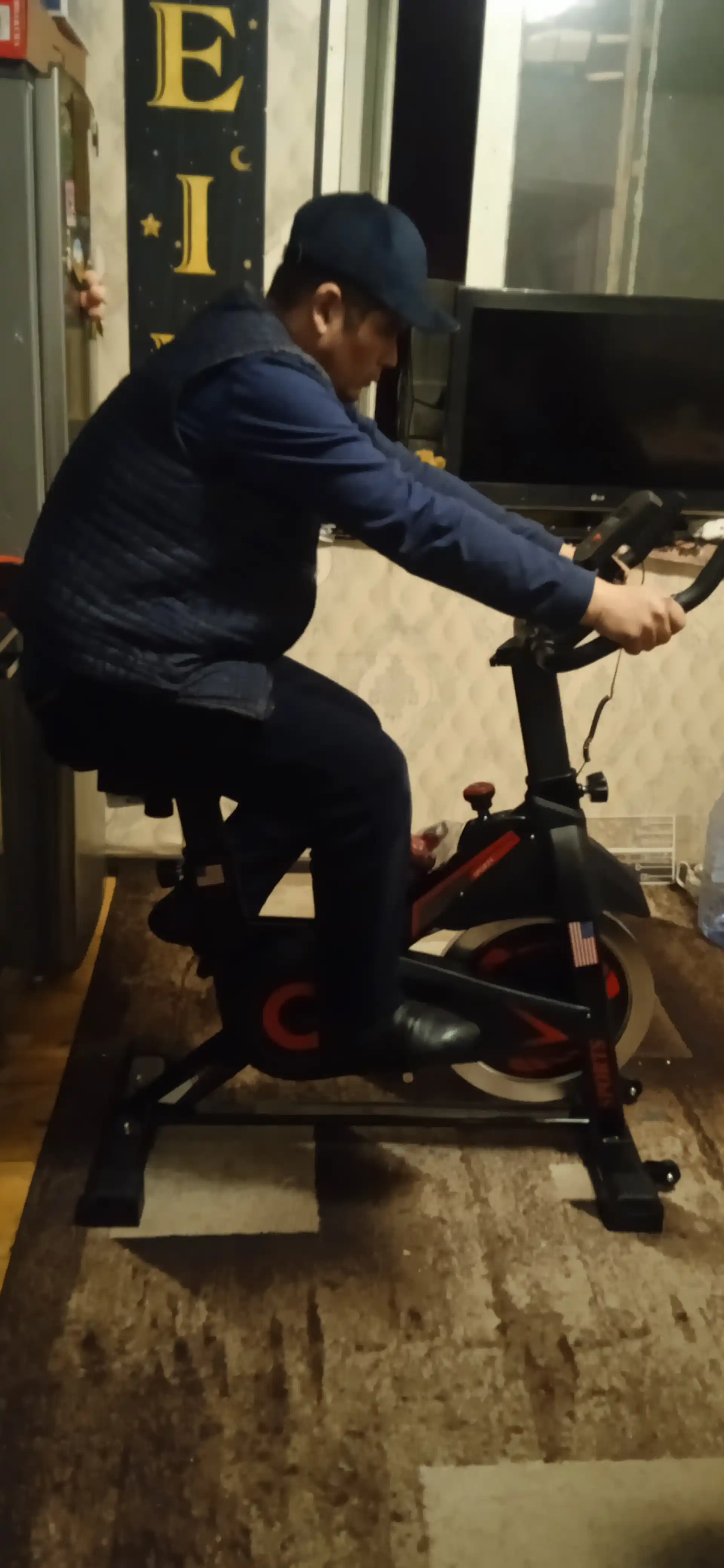 Велотренажер ZEN FIT, спин-байк домашний, велотренажер для ног, кардио, нагрузка до 120 кг