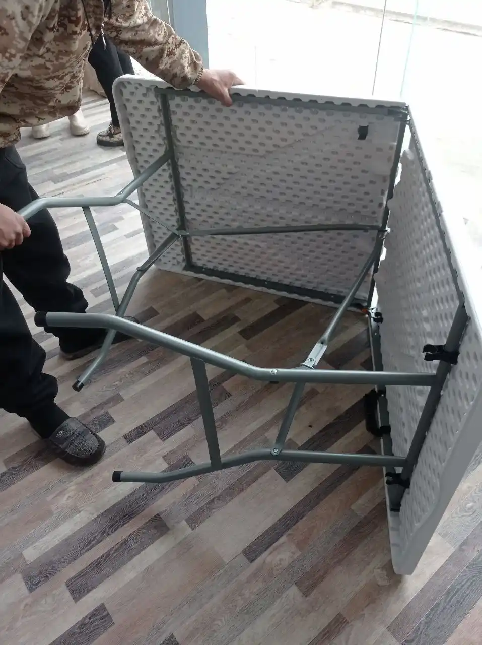 Yig'iladigan stol - chamadon, turistik, 180 sm, 150 kg gacha
