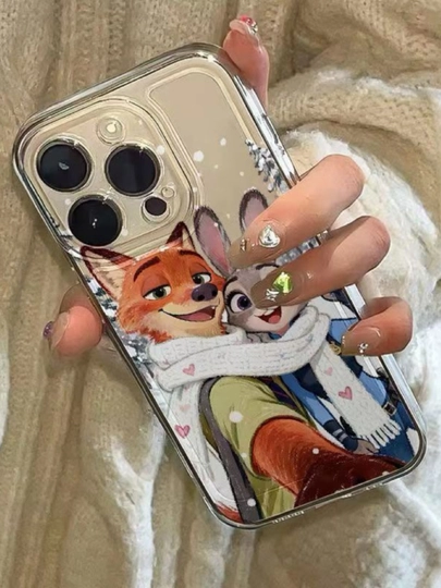 Чехол для iPhone с изображением Зверополиса XR, XS, 11, 12, 13, 14, 15, 16, 17 Pro, Max - 
