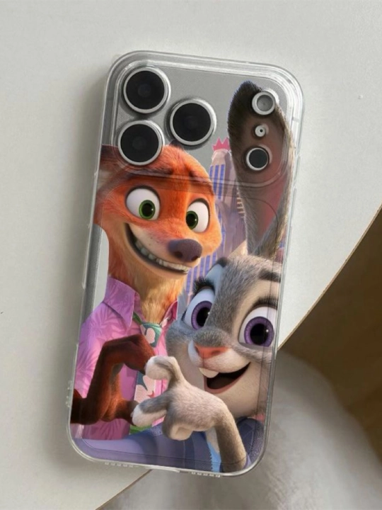 Чехол для iPhone с изображением Зверополиса XR, XS, 11, 12, 13, 14, 15, 16, 17 Pro, Max