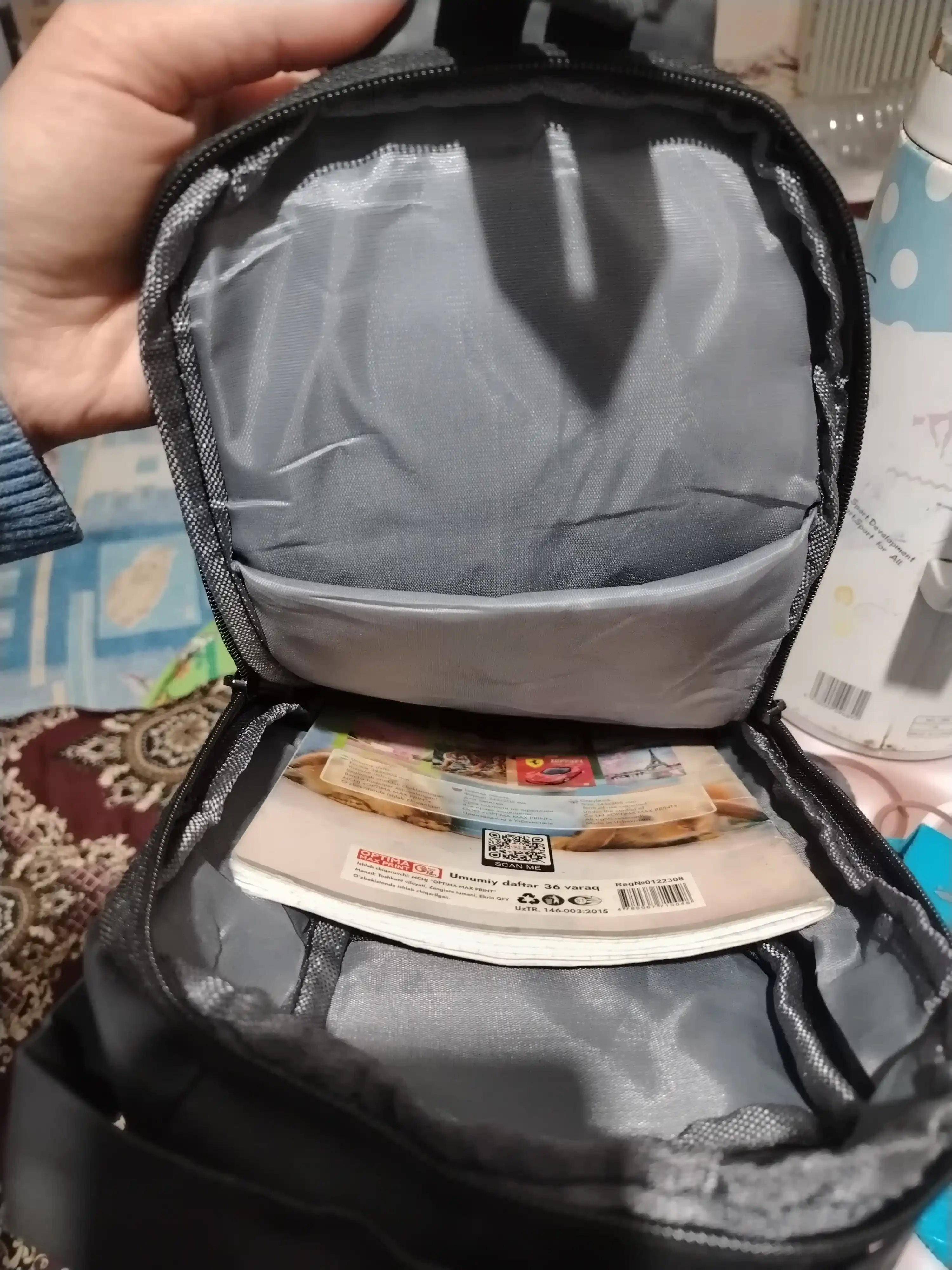 Erkaklar  Fashion USB Sling Bag – suvga chidamli sumka, USB zaryad porti va kodli qulflash