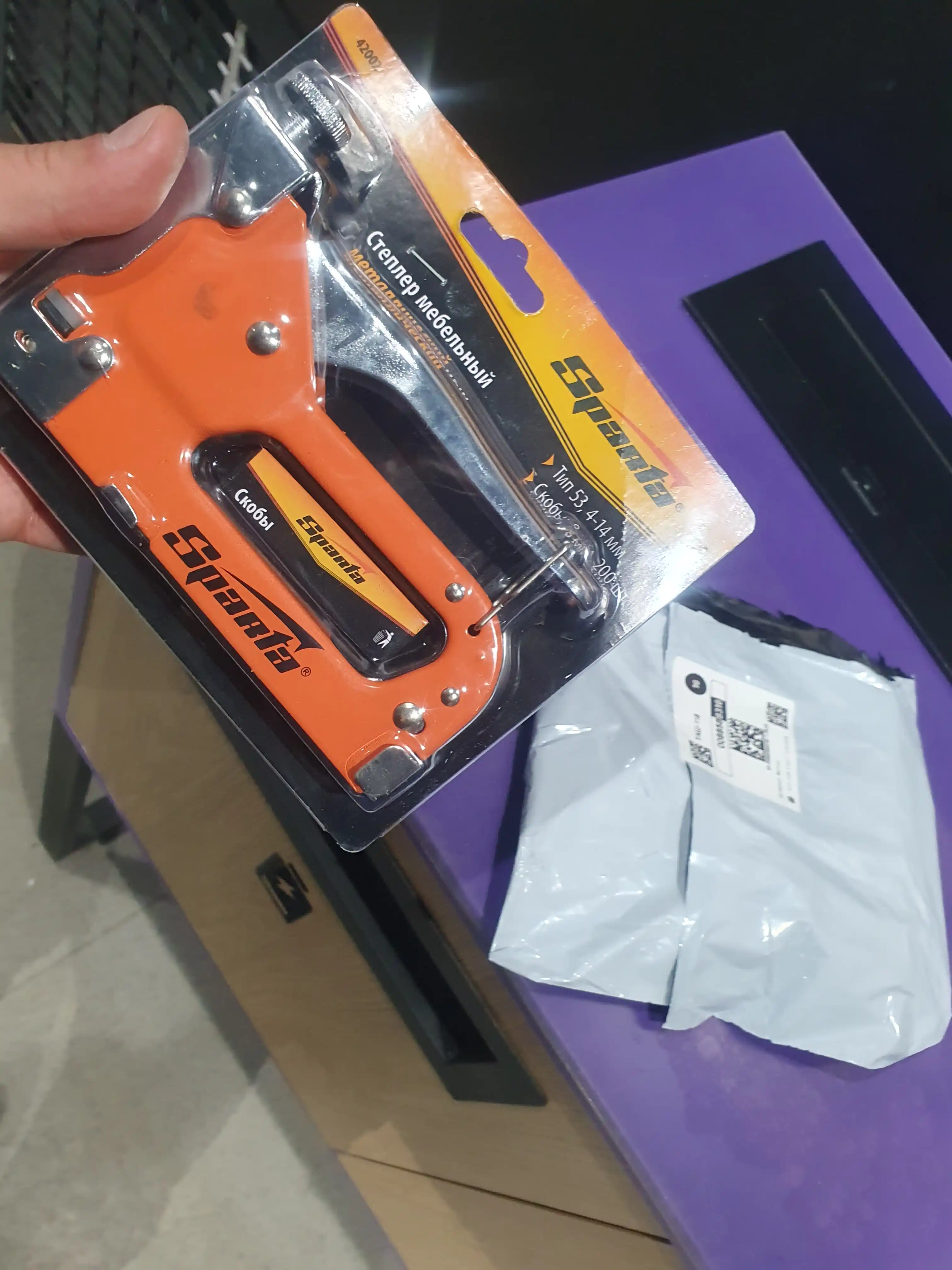 SPARTA mebel stepleri + skobalar 53, 4-14 mm, 200 dona, 42002