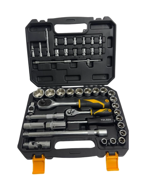 TOLSEN professional kalitlar nabori – 45/94/116/175/216 (TOLSEN Socket Set Professional)