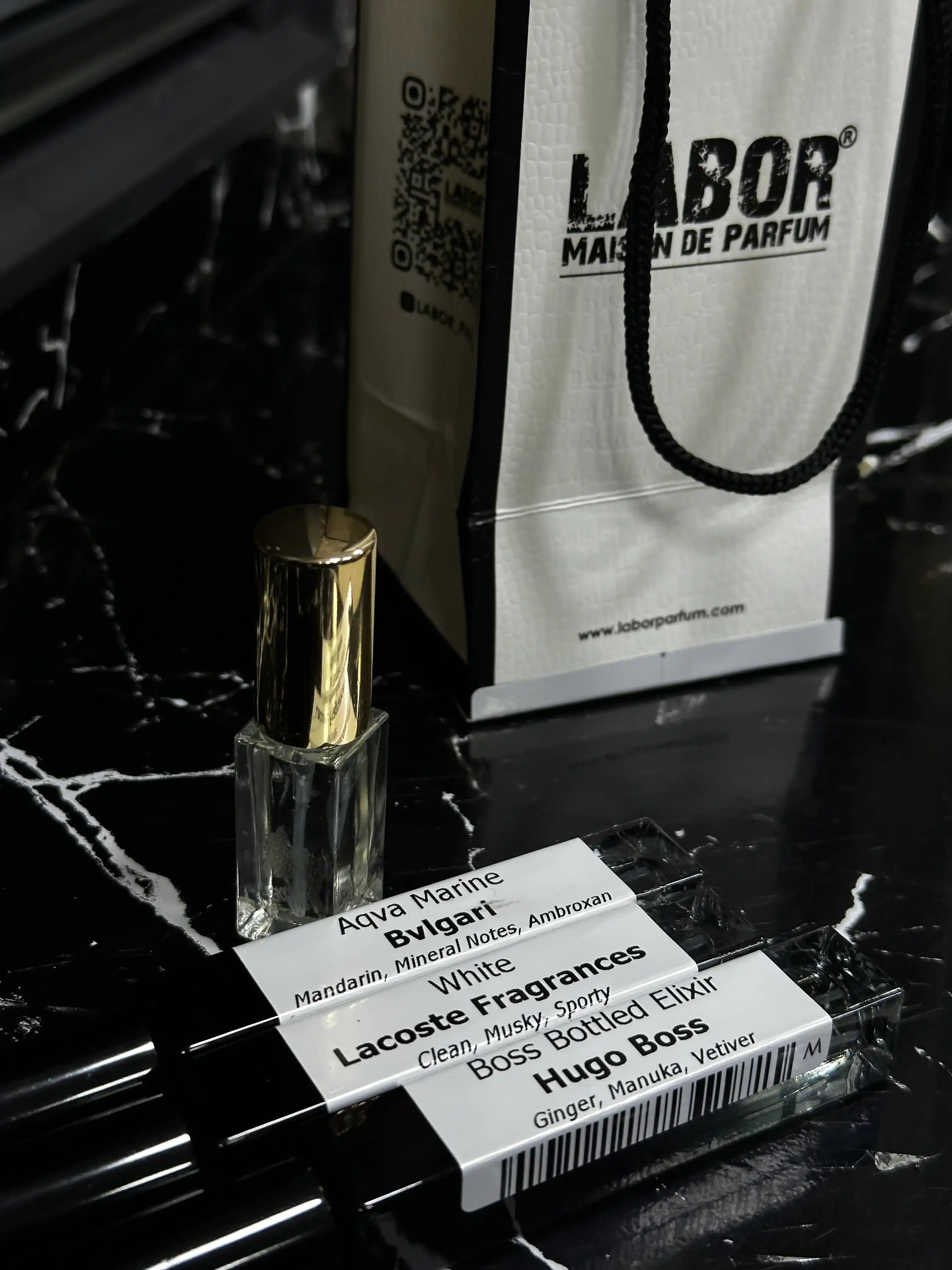 Boss Bottled Elixir Erkaklar parfyumi maxsus flakonlarda, LABOR Parfum dan