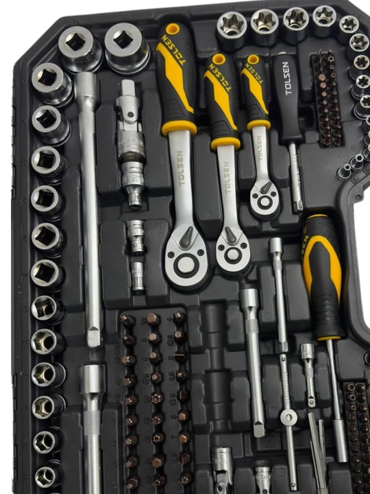 TOLSEN professional kalitlar nabori – 45/94/116/175/216 (TOLSEN Socket Set Professional)