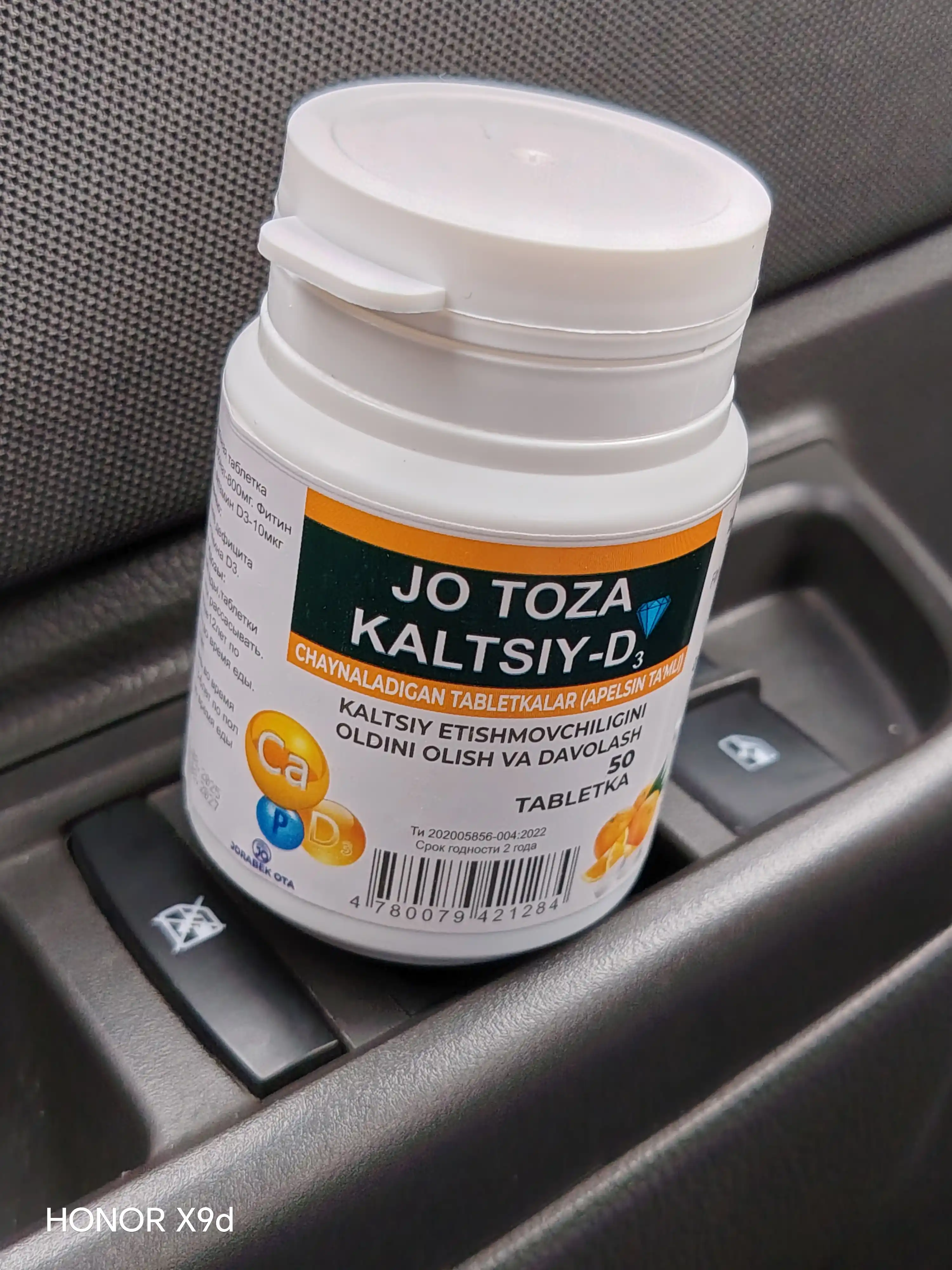 Kalsiy D3 – D vitamini bilan suyaklar va tishlar salomatligi uchun
