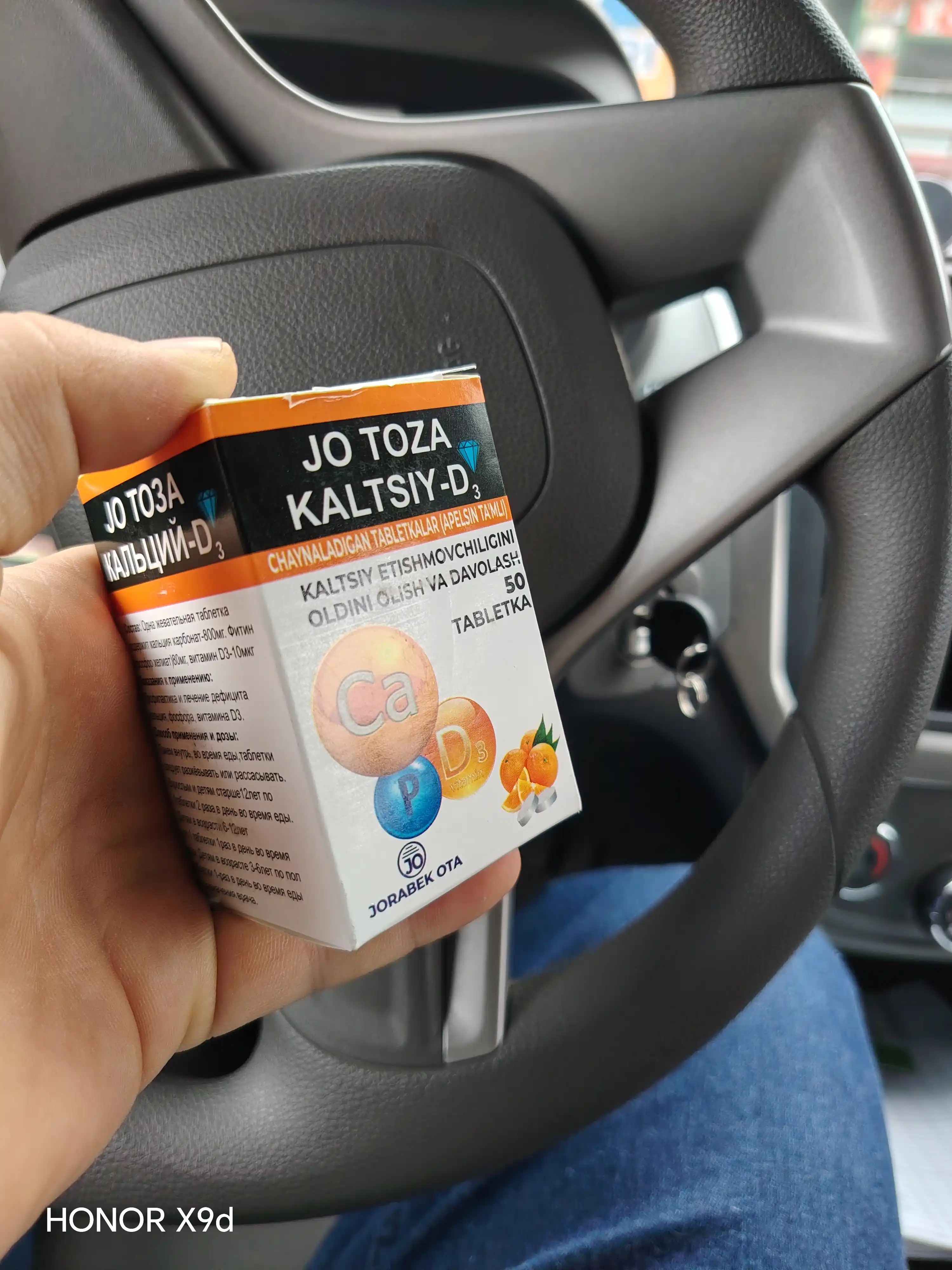 Kalsiy D3 – D vitamini bilan suyaklar va tishlar salomatligi uchun