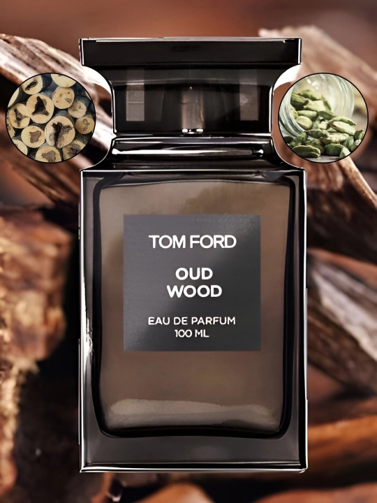 Erkaklar uchun Tom Ford Oud Wood atiri, parfyumlangan suv, 100 ml - 